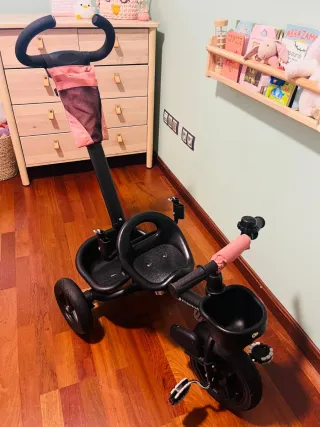 Triciclo KinderKraft Rosa Evolutivo