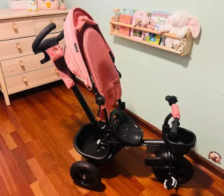 Triciclo KinderKraft Rosa Evolutivo