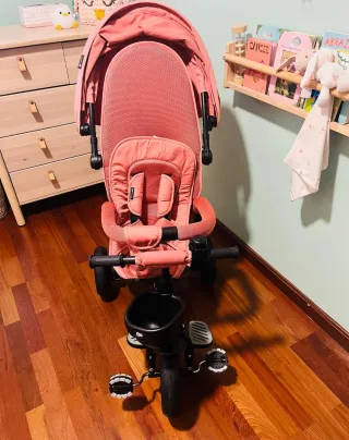 Triciclo KinderKraft Rosa Evolutivo