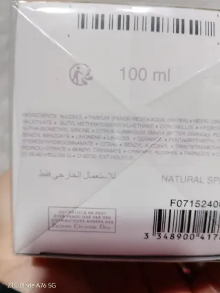 Profumo Dior J'adore Eau de Parfum 100ml