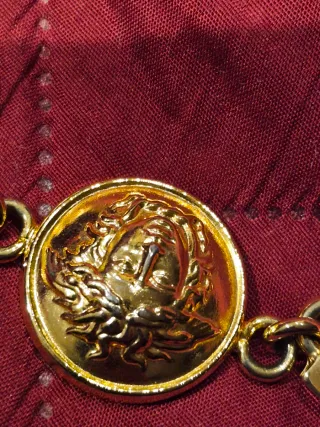 Cintura catena vintage Versace anni 90 oro