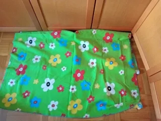 Manta infantil flores