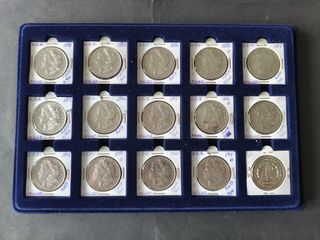 Serie 15 Monedas 1 Dólar USA Morgan