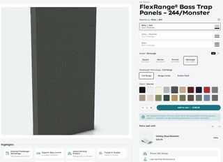 4 x GIK Acoustics 244 Bass Traps