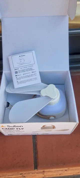 Ventilador portátil Sulion CAMP FLY con luz