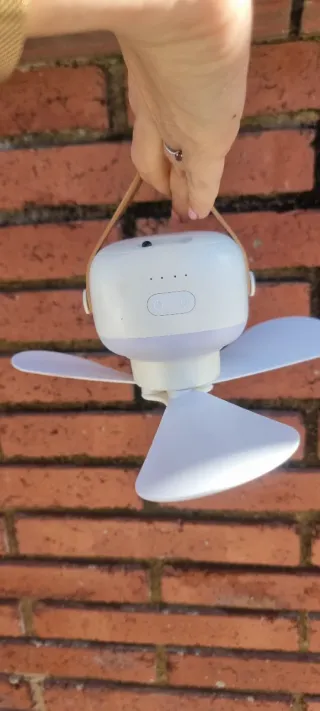 Ventilador portátil Sulion CAMP FLY con luz