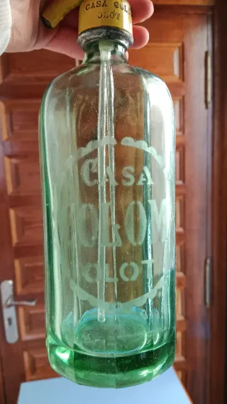 Lote 2 Sifones Olot, Verde y Azul de Colección.