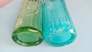 Lote 2 Sifones Olot, Verde y Azul de Colección.