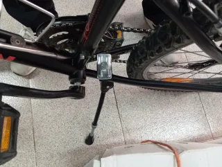 Bicicleta BTWIN Rockrider 24 Negra/Naranja