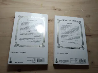 2 libros J.r.r Tolkien