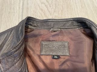 Chaqueta de cuero WAY marrón