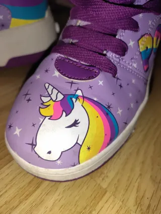 Zapatillas Heelys Pop Strive Unicornio Morado