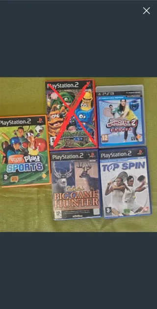 Pack 5 Juegos PS2/PS3: Deportes y Familiar