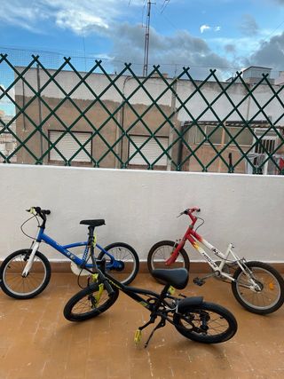 Lote 3 Bicicletas Infantiles