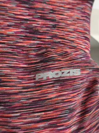 Shorts/ leggins Prozis jaspeado rosa y rojo