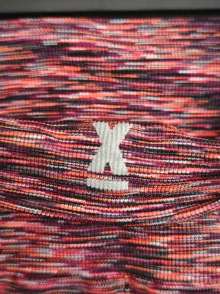 Shorts/ leggins Prozis jaspeado rosa y rojo