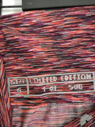 Shorts/ leggins Prozis jaspeado rosa y rojo