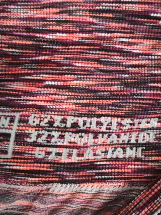 Shorts/ leggins Prozis jaspeado rosa y rojo