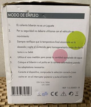 Calienta Biberones Casa/Coche Ultra Rápido