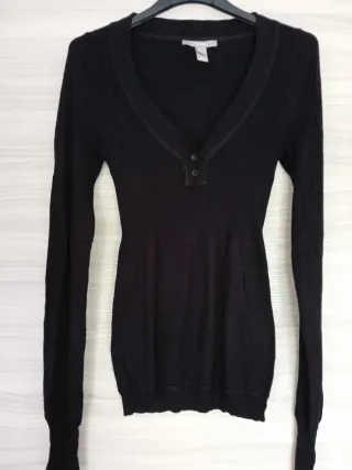 Jersey negro manga larga