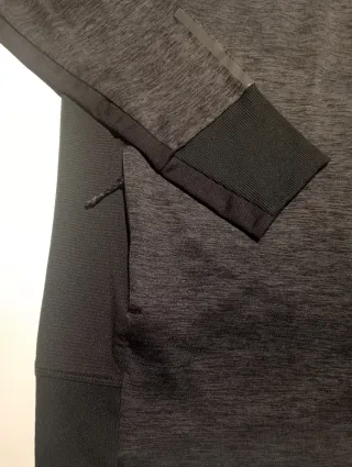 Jersey sudadera negra mujer.