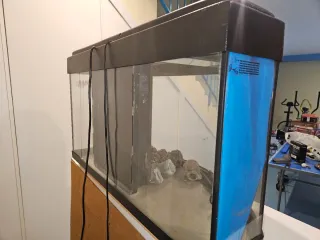 Acuario curvo poco uso