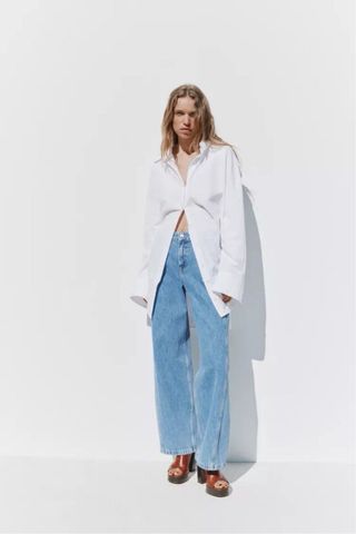 Jeans ZARA tiro alto talla M