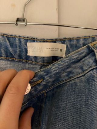 Jeans ZARA tiro alto talla M