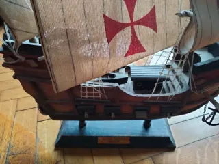 Modellino veliero 3 alberi Caravella Santa Maria