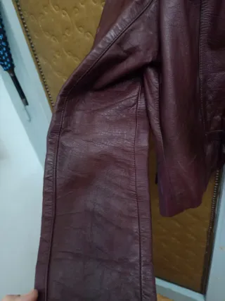 Chaqueta de cuero vintage Talla S