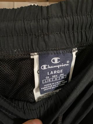 Pantalón chándal cargo Champion Negro Talla L