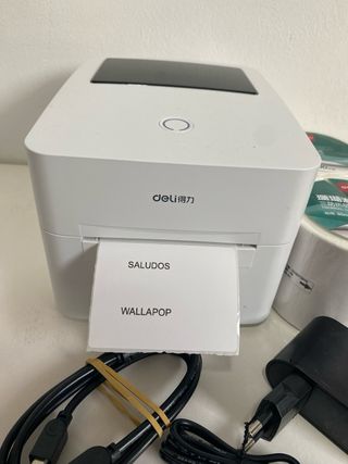 Impresora Térmica etiquetas + 2000 Etiquetas