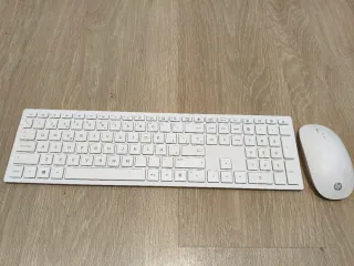 Teclado y Ratón HP Inalámbricos Blancos