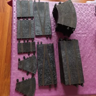 Pista Scalextric Curva y Recta