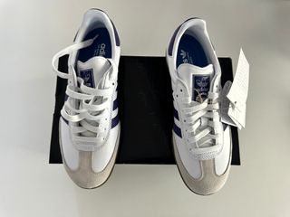 Zapatillas Adidas Samba ADV Talla 40 Morado Blanco