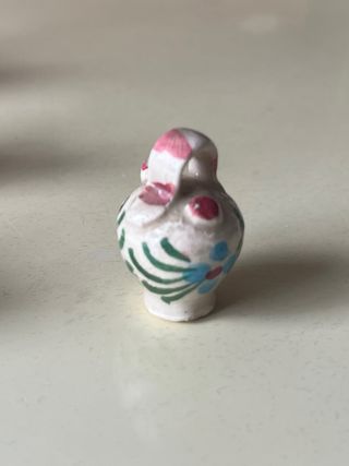 Lote 4 Mini Jarritas Barro Pintadas