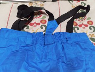 Pantalones de esquí azules con tirantes