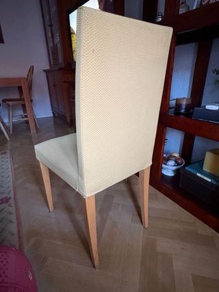 Juego 4 sillas comedor tapizadas