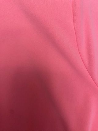 Vestido rosa manga larga