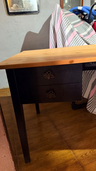 Mesa de estudio Ikea madera