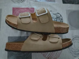 Sandalias Silver Beige Talla 43