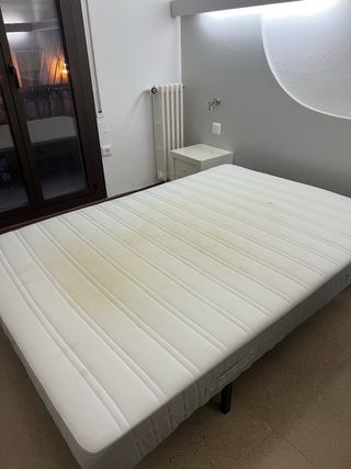 Colchón IKEA 135cm+funda antiácaros