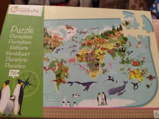 Puzzle Mapa del Mundo 76 Piezas