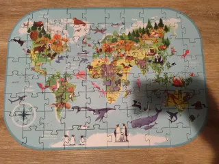Puzzle Mapa del Mundo 76 Piezas