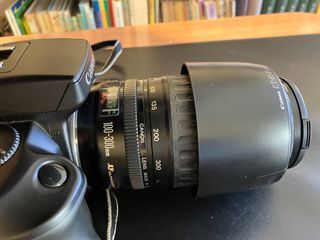 Cámara Canon EOS 750 Analógica + Objetivo 100-300m