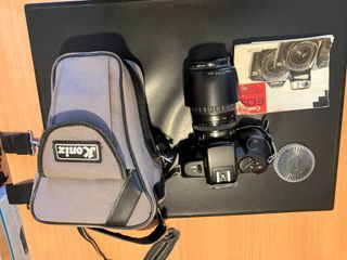 Cámara Canon EOS 750 Analógica + Objetivo 100-300m