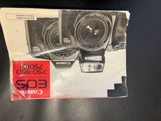 Cámara Canon EOS 750 Analógica + Objetivo 100-300m