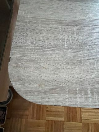 Mesa comedor madera y metal