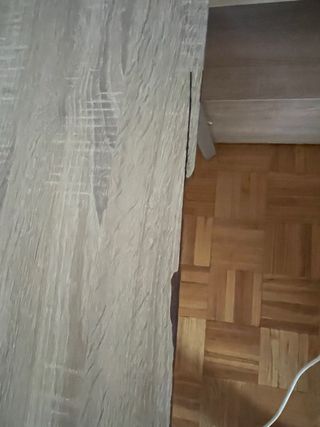 Mesa comedor madera y metal