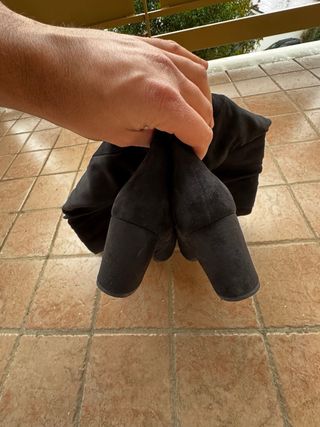 Stivali neri con tacco